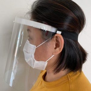 PPE Face Shield Covered