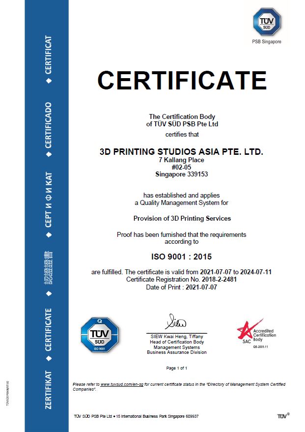 ISO 9001: 2015 (2021 to 2024)