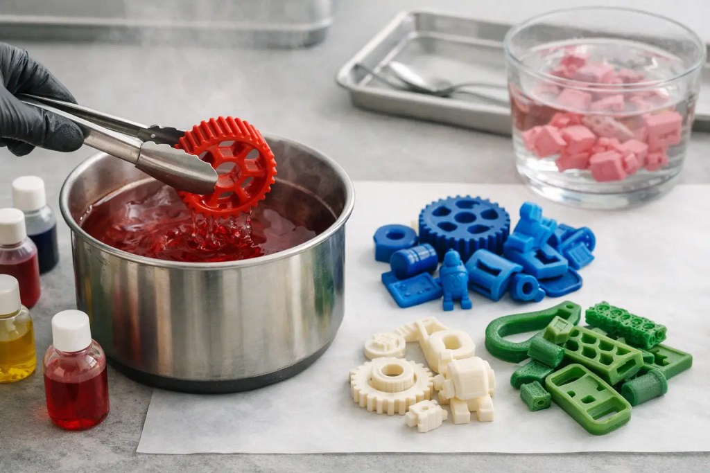 How to Dye Nylon 3D Printed Parts