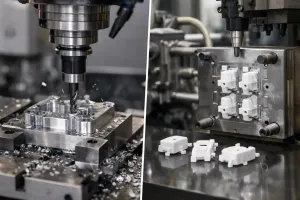CNC Machining vs Injection Molding for Bridge Production