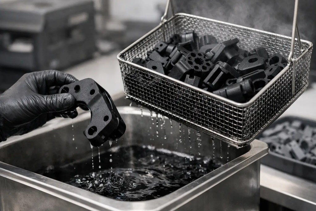 Dyeing MJF Parts Black: What to Expect