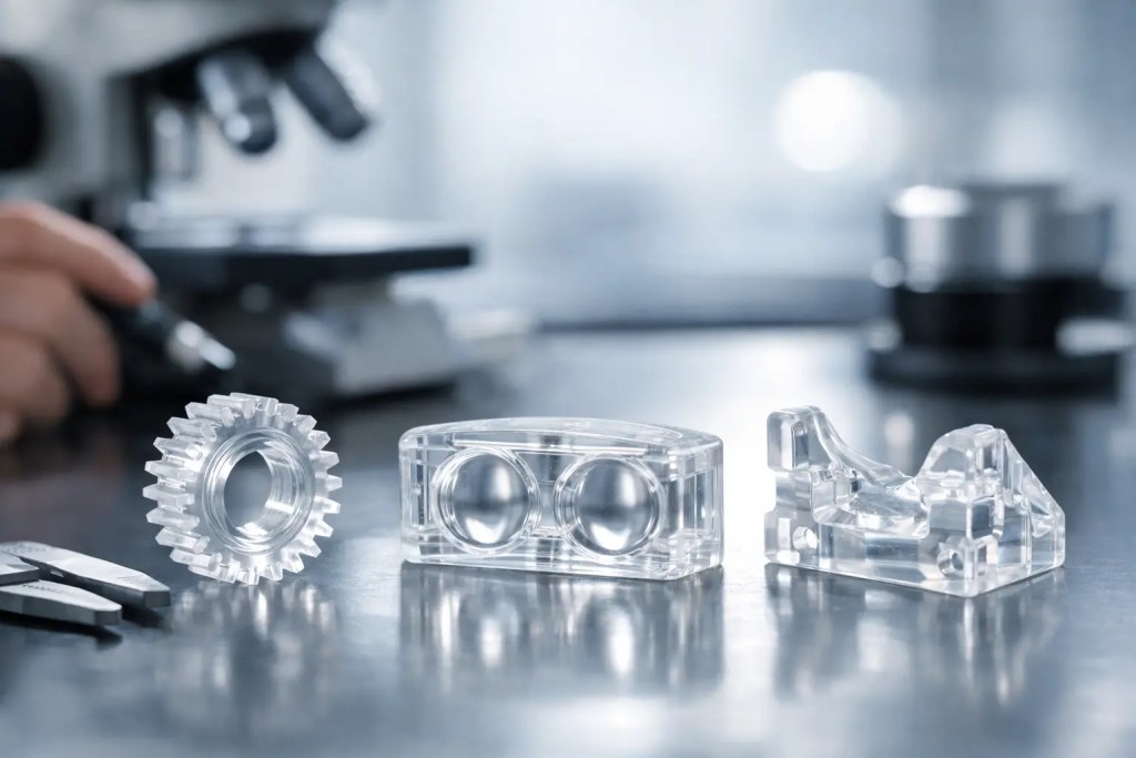 Clear Resin Parts for Optical Validation