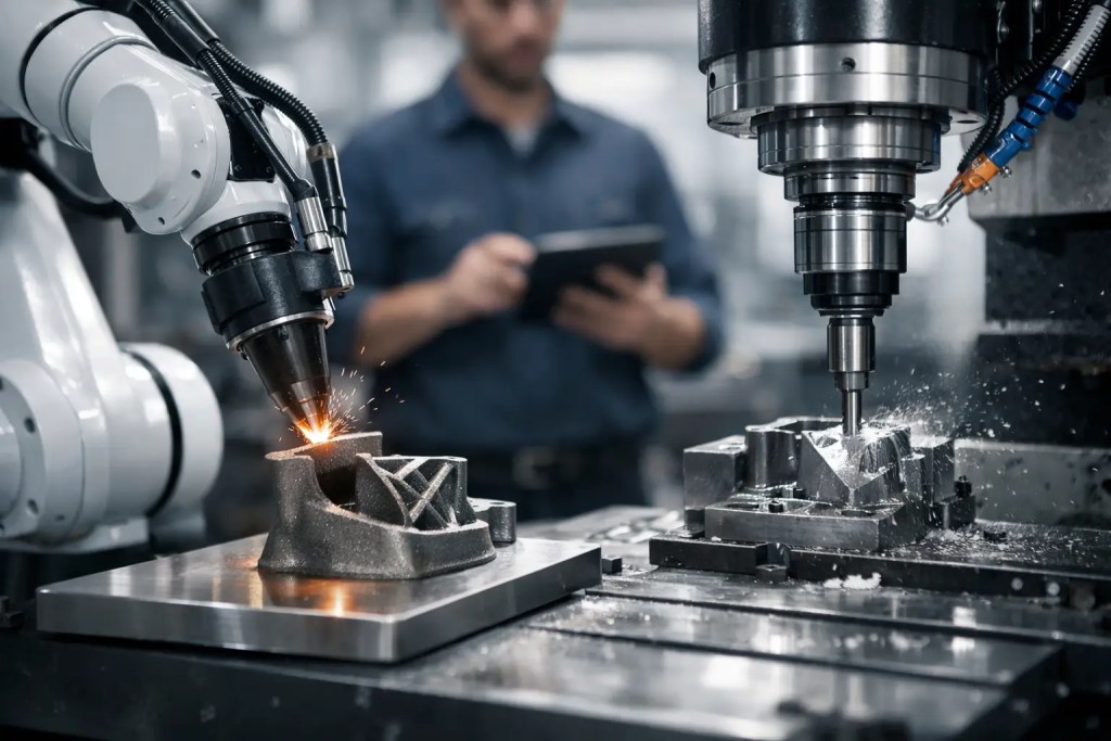 Hybrid Manufacturing for Faster Production