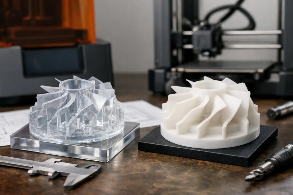 SLA vs FDM Prototypes for Engineering Tests