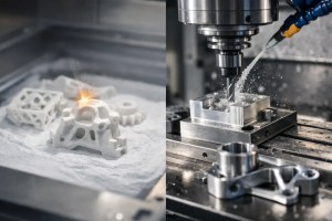 SLS vs CNC Machining for Low Volume Parts