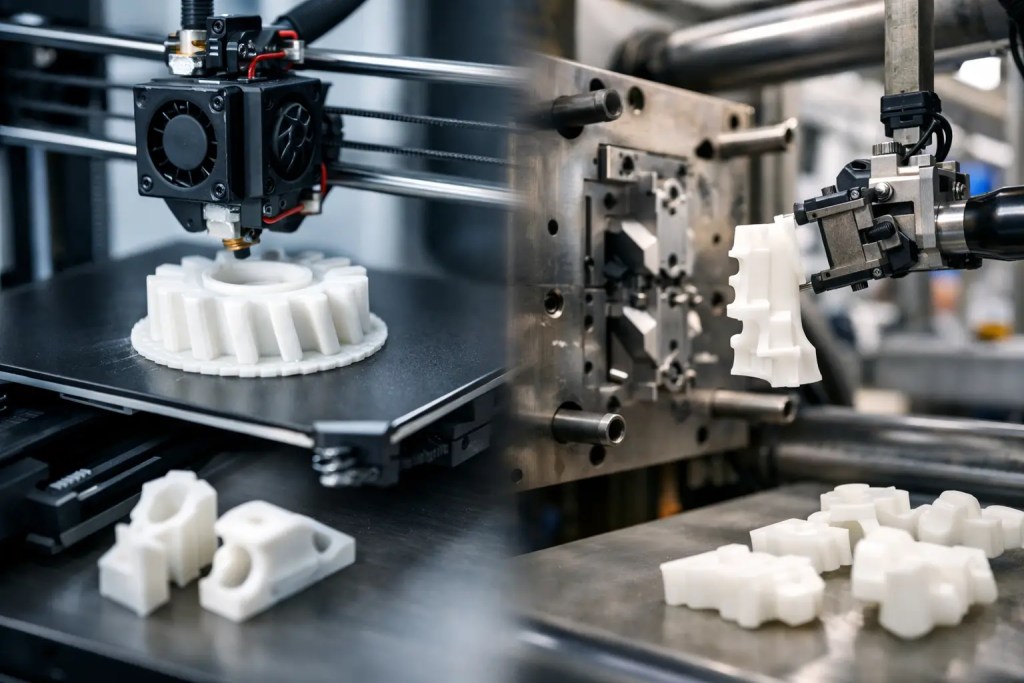 When Does 3D Printing Become Cheaper Than Injection Molding?