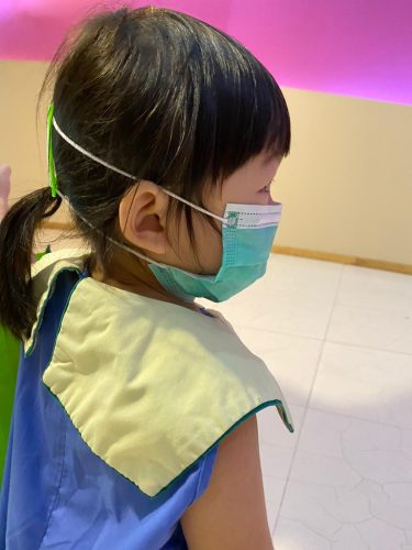 surgical mask strap kids side